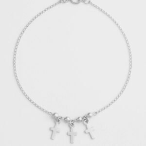 Pulsera tres cruces juntas