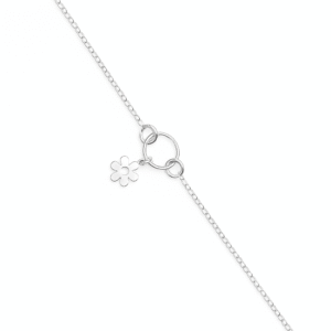 Pulsera margarita en un aro